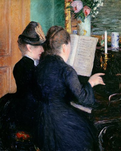 The Piano Lesson, 1881 by Gustave Caillebotte